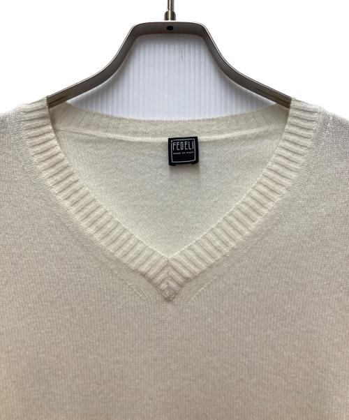 FEDELI（フェデーリ）FEDELI (フェデーリ) カシミヤニット アイボリー サイズ:50の古着・服飾アイテム
