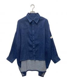 青木被服（アオキヒフク）の古着「シャツ」｜ネイビー