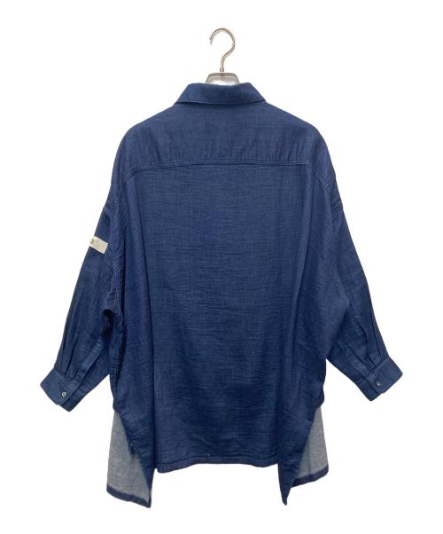 青木被服（アオキヒフク）青木被服 (アオキヒフク) シャツ ネイビー サイズ:Mの古着・服飾アイテム