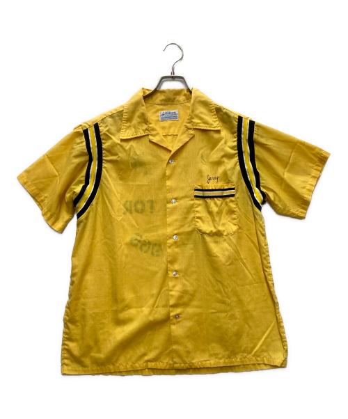 Hilton（ヒルトン）Hilton (ヒルトン) ボーリングシャツ イエロー サイズ:Lの古着・服飾アイテム