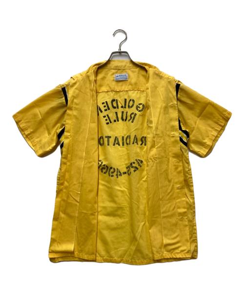 Hilton（ヒルトン）Hilton (ヒルトン) ボーリングシャツ イエロー サイズ:Lの古着・服飾アイテム