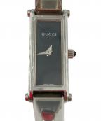 GUCCIグッチ）の古着「腕時計 スクエア文字盤」｜ブラック