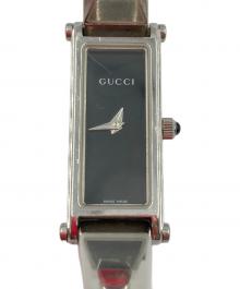 GUCCI（グッチ）の古着「腕時計 スクエア文字盤」｜ブラック