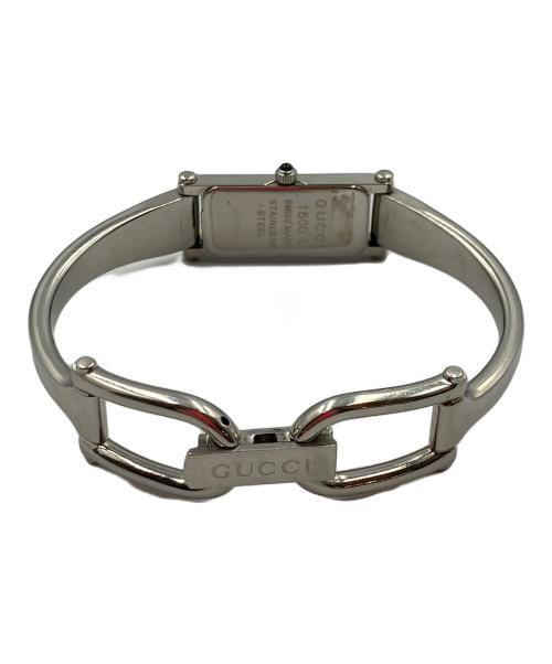 GUCCI（グッチ）GUCCI (グッチ) 腕時計 スクエア文字盤 ブラックの古着・服飾アイテム