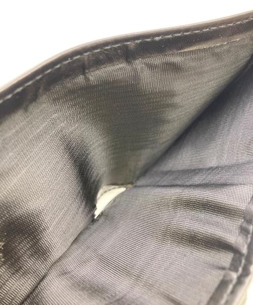 CELINE（セリーヌ）CELINE (セリーヌ) 2つ折り財布 スクエアロゴプレート ブラックの古着・服飾アイテム