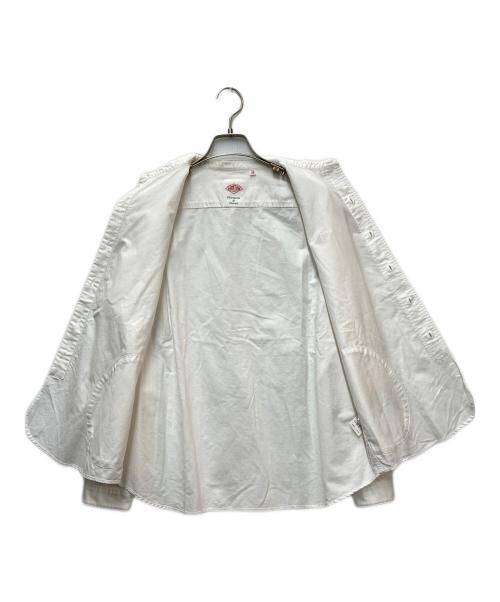 DANTON（ダントン）DANTON (ダントン) バンドカラーシャツ ホワイト サイズ:38の古着・服飾アイテム