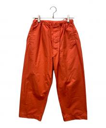 KAPTAIN SUNSHINE（キャプテンサンシャイン）の古着「Athletic Easy Pants」｜オレンジ
