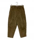 Hed Maynerヘド メイナー）の古着「タックパンツ」｜ブラウン