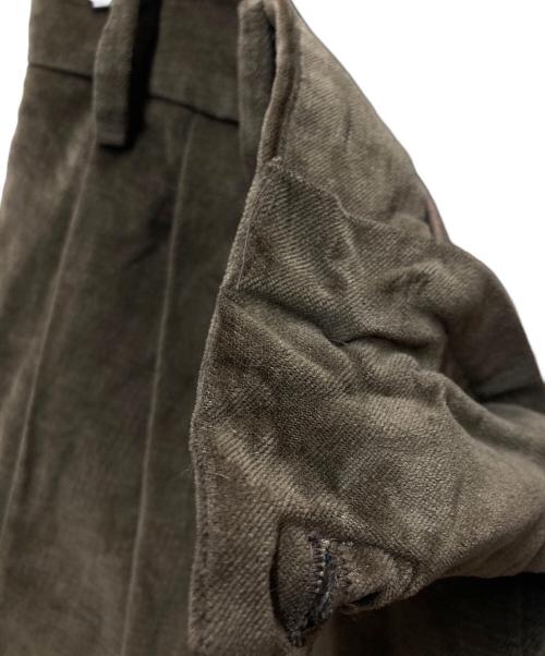 Hed Mayner（ヘド メイナー）Hed Mayner (ヘド メイナー) タックパンツ ブラウン サイズ:42の古着・服飾アイテム