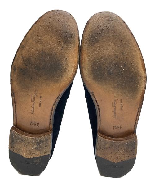 Salvatore Ferragamo（サルヴァトーレ フェラガモ）Salvatore Ferragamo (サルヴァトーレ フェラガモ) ガンチーニビットローファー ブラック サイズ:7 1/2EEの古着・服飾アイテム