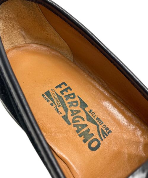 Salvatore Ferragamo（サルヴァトーレ フェラガモ）Salvatore Ferragamo (サルヴァトーレ フェラガモ) ガンチーニビットローファー ブラック サイズ:7 1/2EEの古着・服飾アイテム
