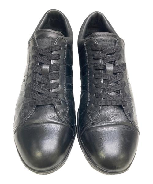 PRADA SPORTS（プラダスポーツ）PRADA SPORTS (プラダスポーツ) レザースニーカー ブラック サイズ:9 1/2の古着・服飾アイテム