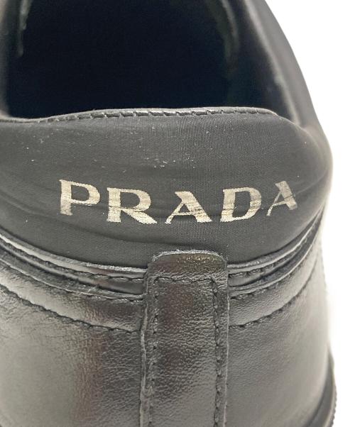PRADA SPORTS（プラダスポーツ）PRADA SPORTS (プラダスポーツ) レザースニーカー ブラック サイズ:9 1/2の古着・服飾アイテム