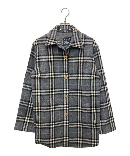 Burberry's（バーバリー）Burberry's (バーバリーズ) ハーフコート グレー サイズ:40の古着・服飾アイテム
