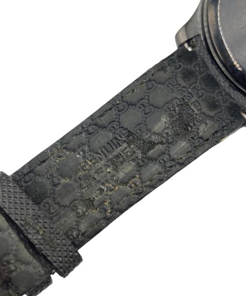 GUCCI（グッチ）GUCCI (グッチ) クロノグラフ Gタイムレス ブラックの古着・服飾アイテム