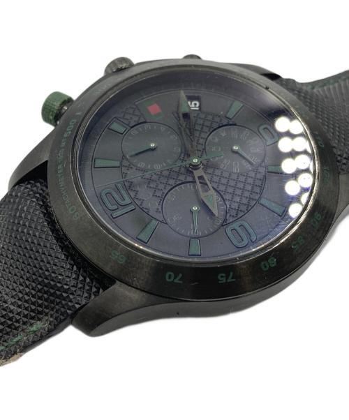 GUCCI（グッチ）GUCCI (グッチ) クロノグラフ Gタイムレス ブラックの古着・服飾アイテム