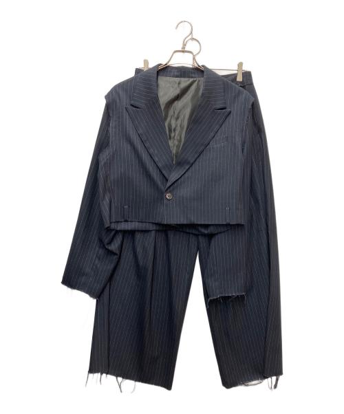 HARE（ハレ）HARE (ハレ) ショートジャケット/ワイドパンツセットアップ ネイビー サイズ:SIZE Freeの古着・服飾アイテム