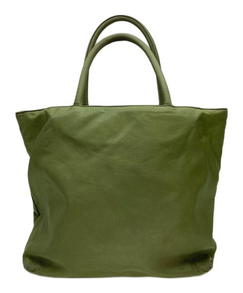 PRADA（プラダ）PRADA (プラダ) ナイロンハンドバッグ グリーンの古着・服飾アイテム