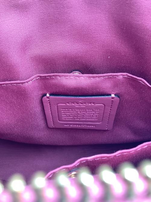 COACH（コーチ）COACH (コーチ) 2WAYバッグ ピンク×ホワイト×ブラックの古着・服飾アイテム