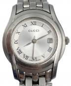 GUCCIグッチ）の古着「クオーツ腕時計」｜シルバーカラー