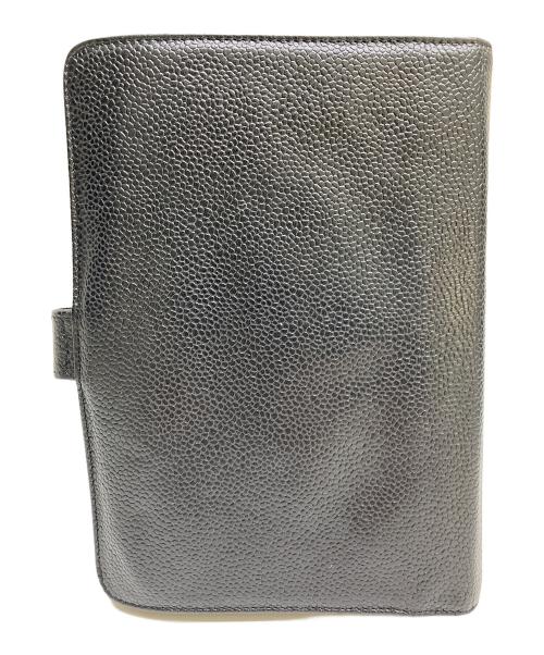 CHANEL（シャネル）CHANEL (シャネル) 手帳カバー ココマーク キャビアスキン ブラックの古着・服飾アイテム