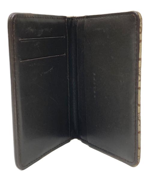 CELINE（セリーヌ）CELINE (セリーヌ) カードケース Cマカダム ベージュ×ブラウンの古着・服飾アイテム