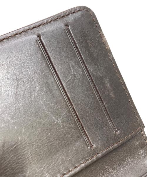 CELINE（セリーヌ）CELINE (セリーヌ) カードケース Cマカダム ベージュ×ブラウンの古着・服飾アイテム