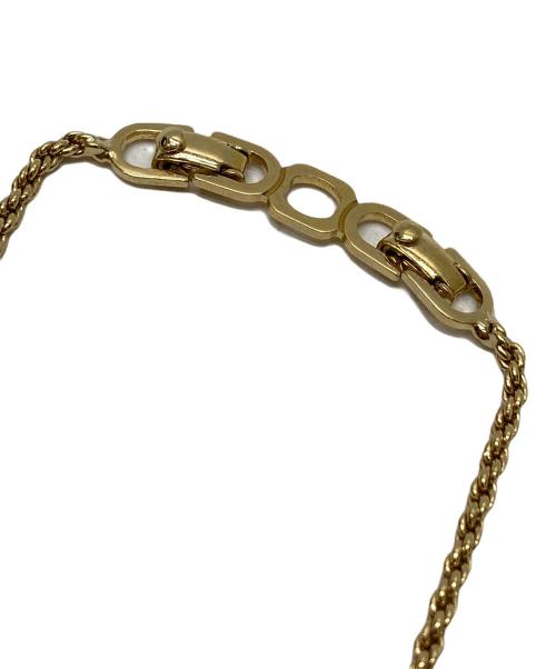 Christian Dior（クリスチャン ディオール）Christian Dior (クリスチャン ディオール) パールトップチョーカー ゴールドカラーの古着・服飾アイテム