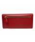 PRADA (プラダ) SAFFIANO METAL WALLET レッド：10000円