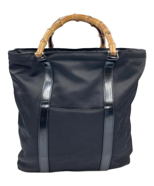 GUCCI（グッチ）GUCCI (グッチ) バンブーハンドルナイロンハンドバッグの古着・服飾アイテム