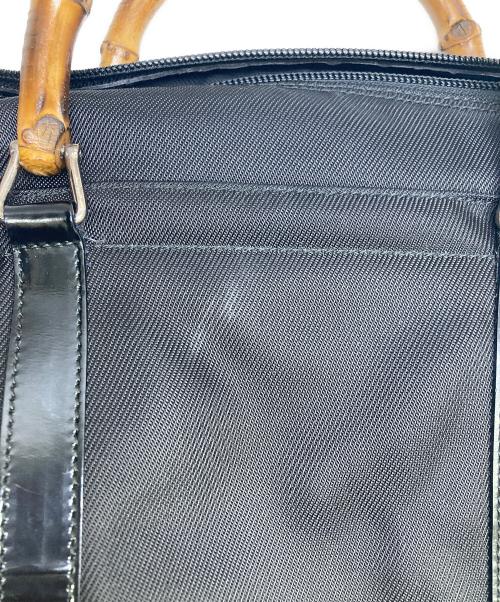 GUCCI（グッチ）GUCCI (グッチ) バンブーハンドルバッグ ブラックの古着・服飾アイテム