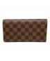 LOUIS VUITTON (ルイ ヴィトン) ダミエ ポルトフォイユ・ブラザ エベヌ：50000円