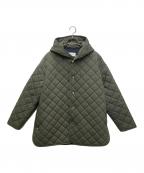 edition×THE RERACSエディション×ザ リラクス）の古着「フーディーキルティングジャケット」｜カーキ