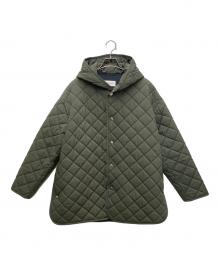edition×THE RERACS（エディション×ザ リラクス）の古着「フーディーキルティングジャケット」｜カーキ