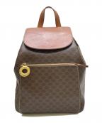 CELINEセリーヌ）の古着「マカダム柄リュック」｜ブラウン