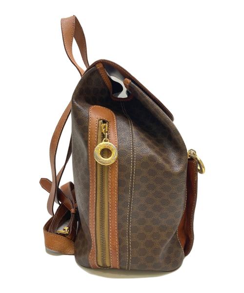 CELINE（セリーヌ）CELINE (セリーヌ) マカダム柄リュック ブラウンの古着・服飾アイテム