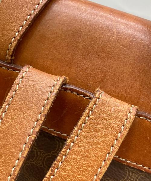 CELINE（セリーヌ）CELINE (セリーヌ) マカダム柄リュック ブラウンの古着・服飾アイテム