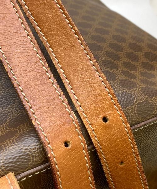 CELINE（セリーヌ）CELINE (セリーヌ) マカダム柄リュック ブラウンの古着・服飾アイテム