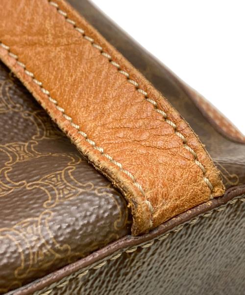 CELINE（セリーヌ）CELINE (セリーヌ) マカダム柄リュック ブラウンの古着・服飾アイテム