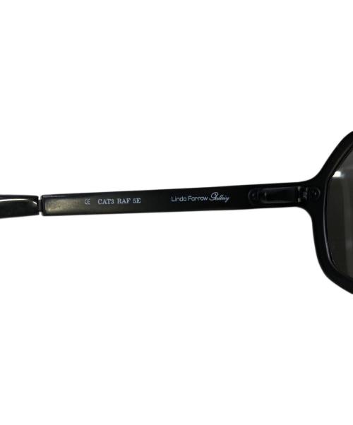 RAF SIMONS（ラフシモンズ）RAF SIMONS (ラフシモンズ) Linda Farrow (リンダ ファロー) サングラス CAT3 ブラックの古着・服飾アイテム