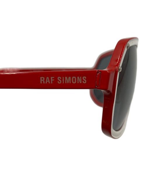 RAF SIMONS（ラフシモンズ）RAF SIMONS (ラフシモンズ) Linda Farrow (リンダ ファロー) サングラス レッド サイズ:SIZE 5Bの古着・服飾アイテム