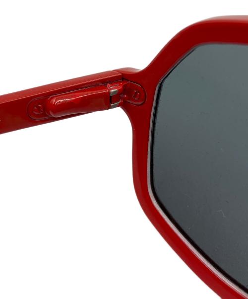 RAF SIMONS（ラフシモンズ）RAF SIMONS (ラフシモンズ) Linda Farrow (リンダ ファロー) サングラス レッド サイズ:SIZE 5Bの古着・服飾アイテム