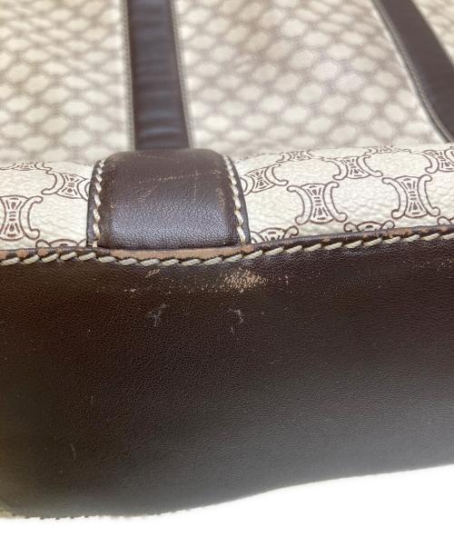 CELINE（セリーヌ）CELINE (セリーヌ) マカダム柄トートバック ベージュ×ブラウンの古着・服飾アイテム