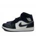 NIKE (ナイキ) AIR JORDAN1 MID ブラック サイズ:27㎝ 未使用品：8000円