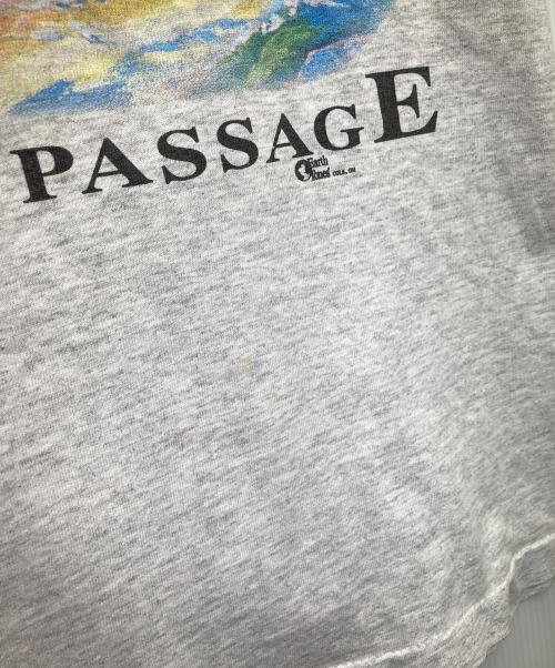 anvil（アンヴィル）anvil (アンヴィル) アートプリントTシャツ グレー サイズ:Mの古着・服飾アイテム