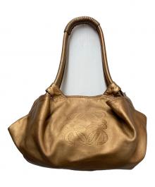 LOEWE（ロエベ）の古着「アナグラム型押しトートバッグ ナッパアイレ」｜ブロンズ