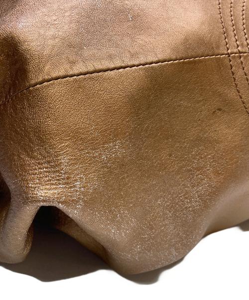 LOEWE（ロエベ）LOEWE (ロエベ) アナグラム型押しトートバッグ ナッパアイレ ブロンズの古着・服飾アイテム