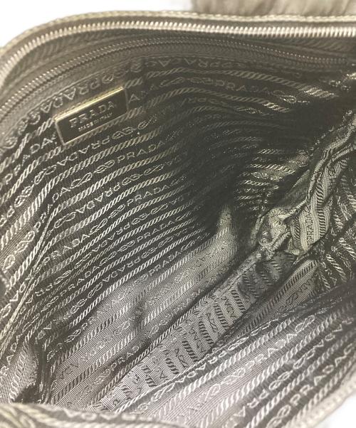 PRADA（プラダ）PRADA (プラダ) ナイロンショルダーバッグ ブラックの古着・服飾アイテム