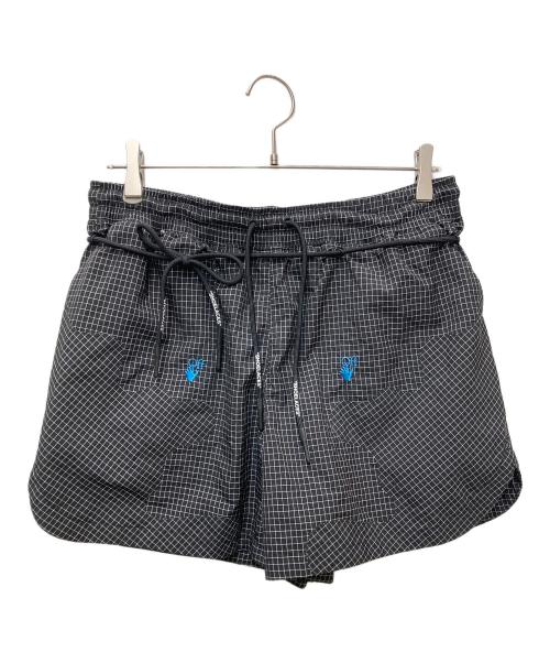 NIKE（ナイキ）NIKE (ナイキ) OFFWHITE (オフホワイト) WOVEN SHORT ブラック サイズ:L 未使用品の古着・服飾アイテム