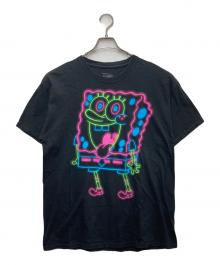 Sponge Bob（スポンジボブ）の古着「SPONGE BOBプリントTシャツ」｜ブラック